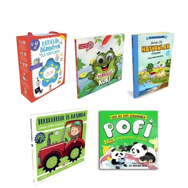 0-2 Yaş Çocuklar İçin Kitaplar Seti (5 Kitap) - Sincap Kitap