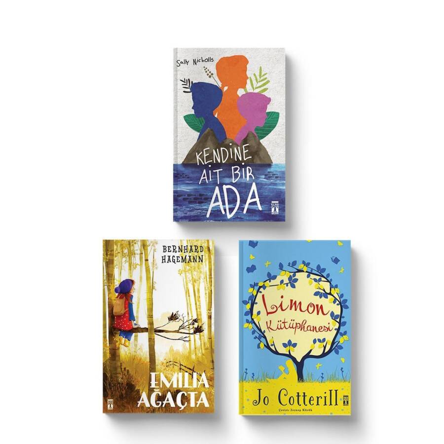 10+ Yaş Gençlik Kitap Seti (3 Kitap) (Emilie Ağaçta - Limon Kütüpanesi - Kendine Ait Bir Ada) - 1