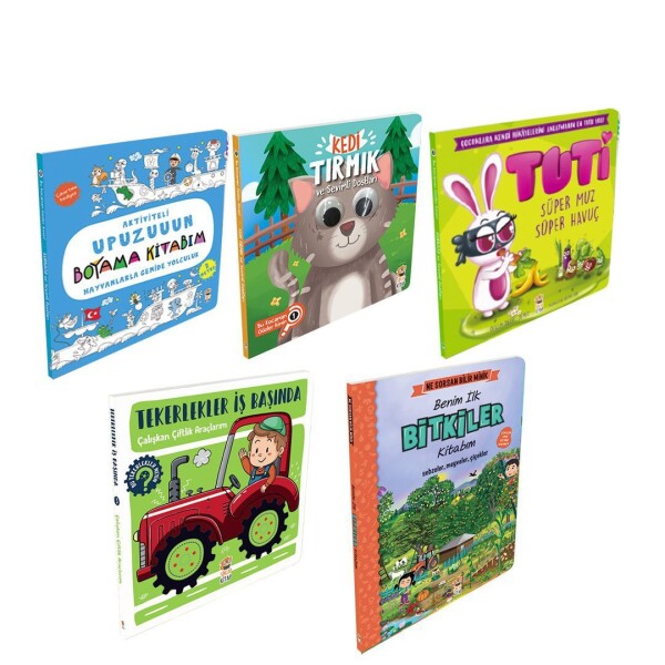 2-4 Yaş Çocuklar İçin Kitaplar Seti (5 Kitap) - Sincap Kitap