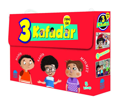 3 Kafadar Tekno Tim - Set 2 (5 Kitap) - Mavi Kirpi Kitap