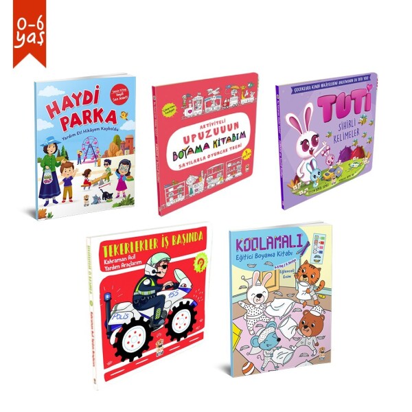 4-6 Yaş Çocuklar İçin Kitaplar Seti (5 Kitap) - Sincap Kitap