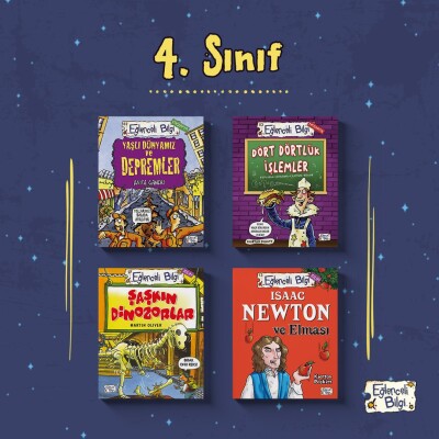 4. Sınıf Eğlenceli Bilgi Kitap Seti (4 Kitap) - Eğlenceli Bilgi