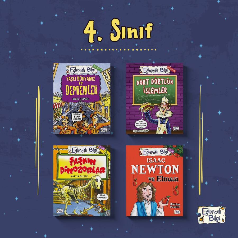 4. Sınıf Eğlenceli Bilgi Kitap Seti (4 Kitap) - 1