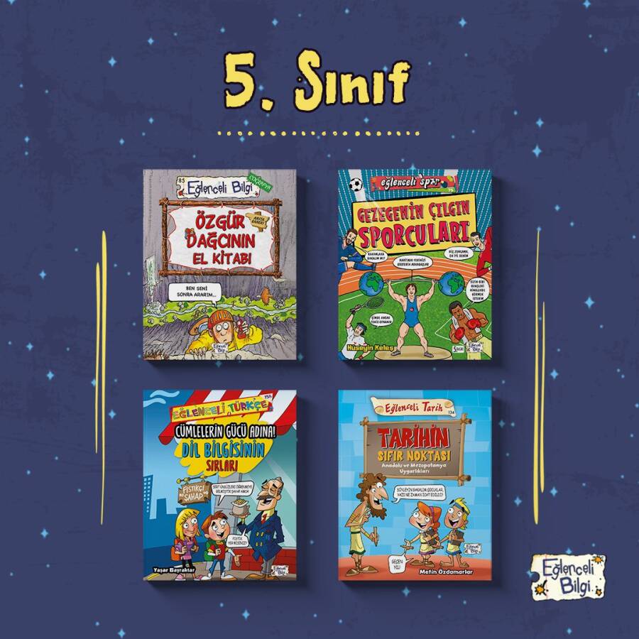 5. Sınıf Eğlenceli Bilgi Kitap Seti (4 Kitap) - 1