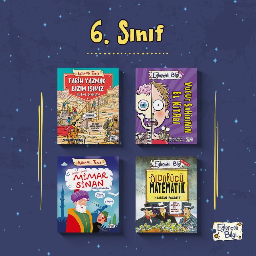 6. Sınıf Eğlenceli Bilgi Kitap Seti (4 Kitap) - 1