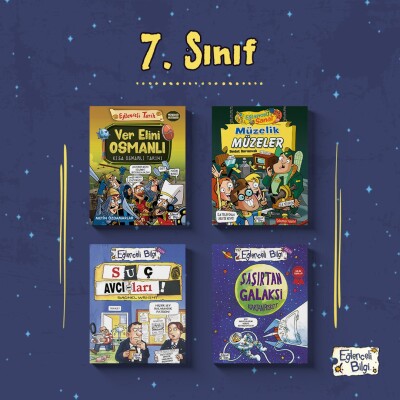 7. Sınıf Eğlenceli Bilgi Kitap Seti (4 Kitap) - Eğlenceli Bilgi