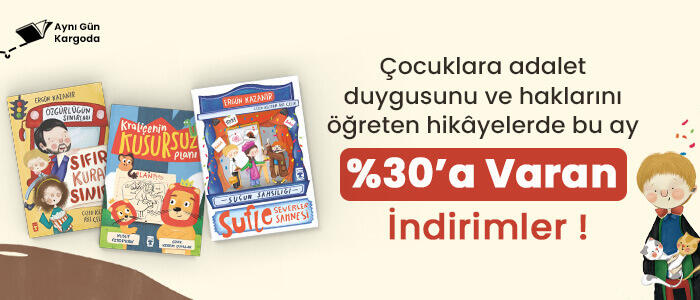 Çocuklara Adalet Duygusunu ve Haklarını Öğreten Kitaplarda %30'a Varan İndirim!