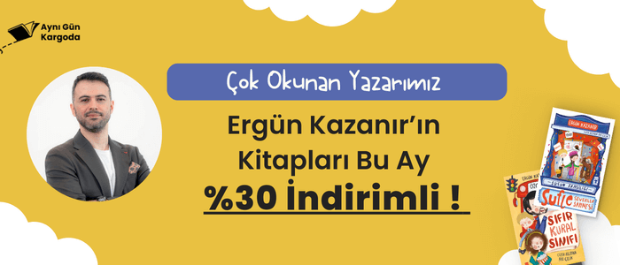 Ergün Kazanır'ın Kitapları Bu Ay %30 İndirimli !