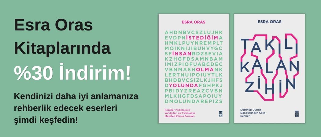 Esra Oras kitaplar da  %30 İndirim!