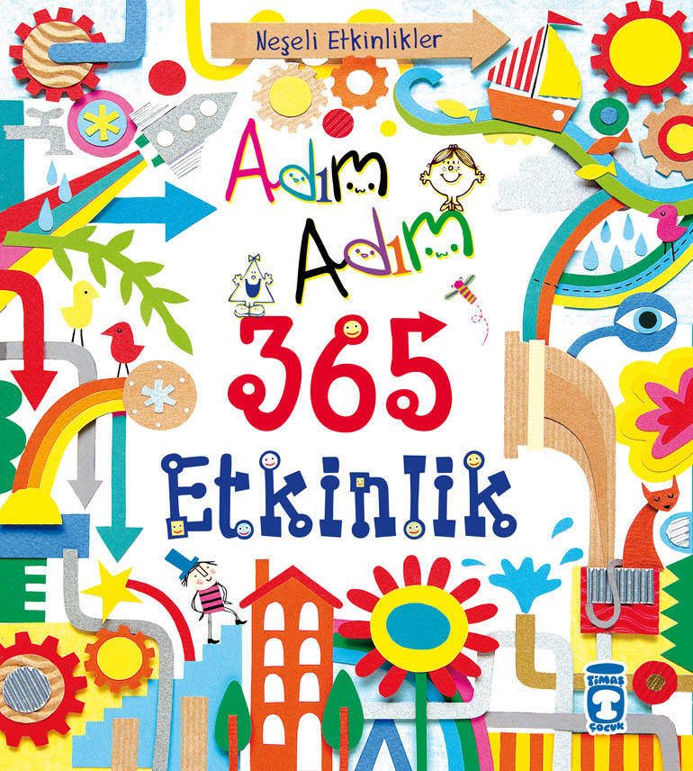 Adım Adım 365 Etkinlik - Neşeli Etkinlikler (Ciltli) - 1