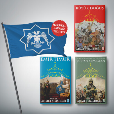 Ahmet Şimşirgil Otağ Seti (3 Kitap - Selçuklu Bayrağı Hediyeli) - Timaş Tarih