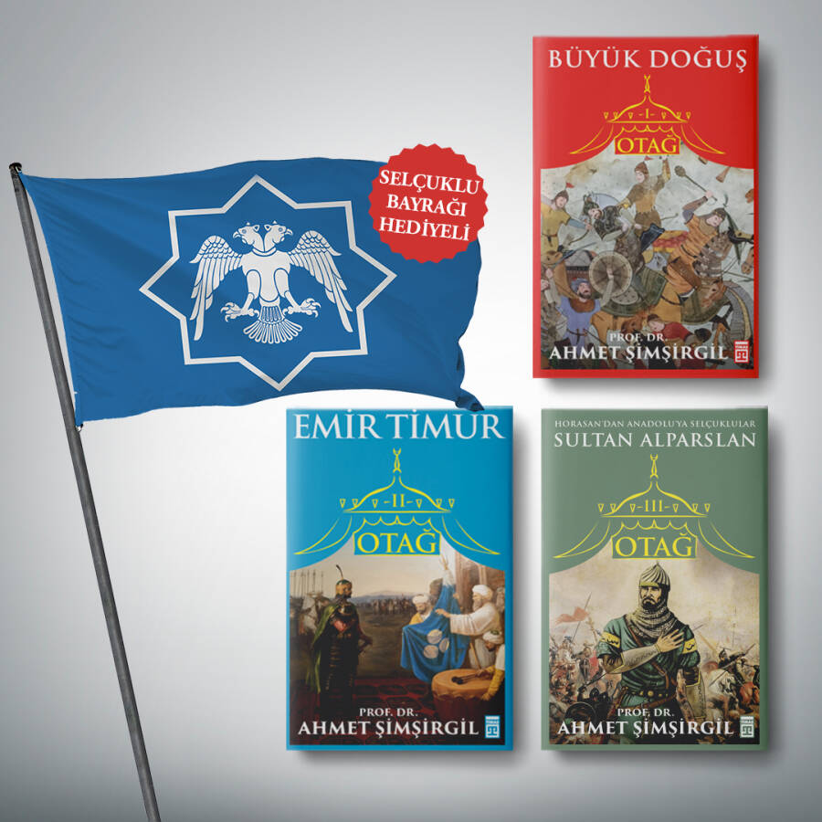 Ahmet Şimşirgil Otağ Seti (3 Kitap - Selçuklu Bayrağı Hediyeli) - 1