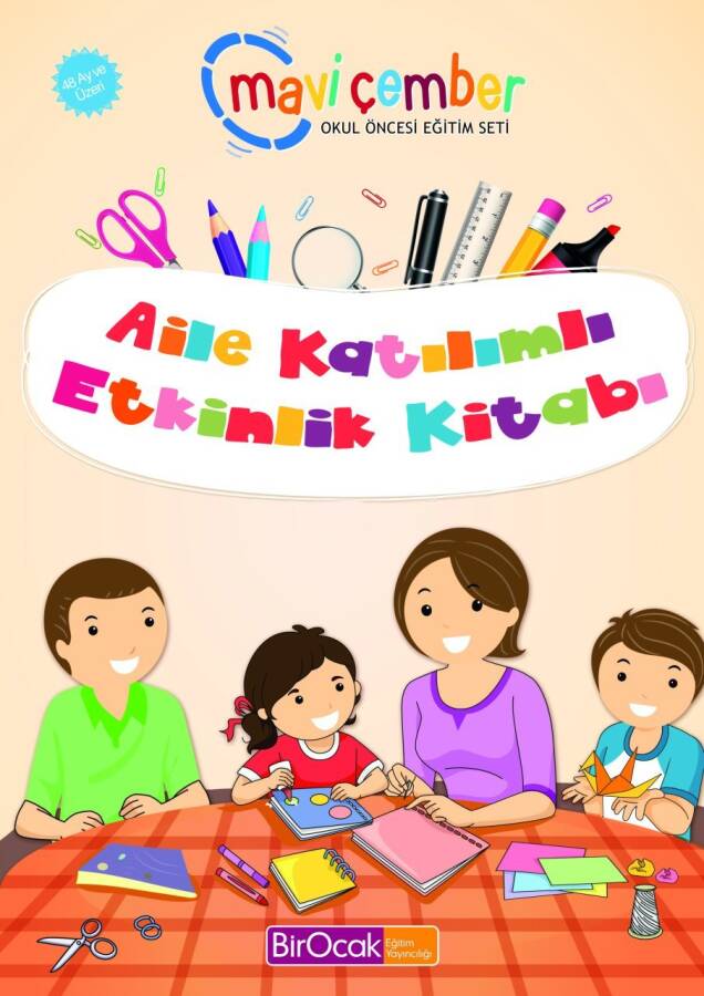 Aile Katılımlı Etkinlik Kitabı - Mavi Çember (48 Ay ve Üzeri) - 1