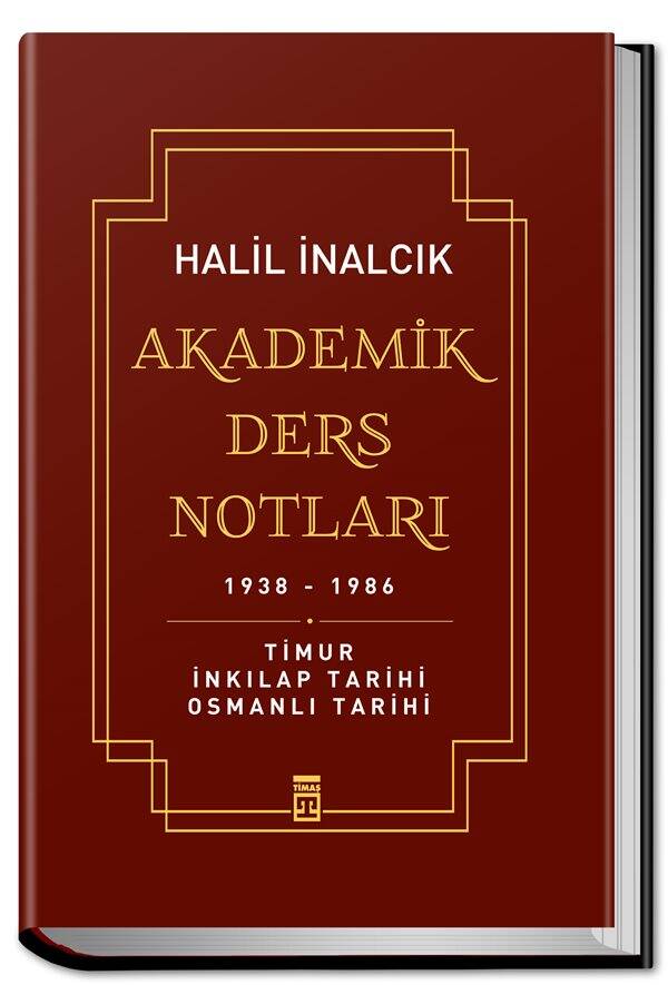 Akademik Ders Notları (Ciltli) - 1