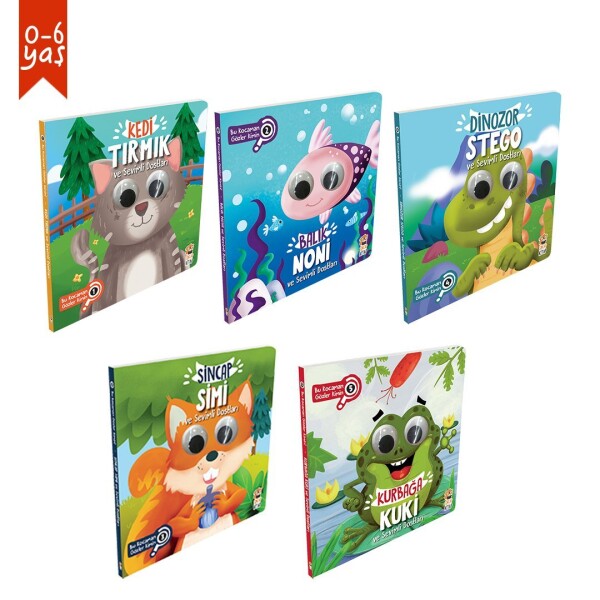 Bu Kocaman Gözler Kimin? (0-6 Yaş) Set (5 Kitap) - Sincap Kitap