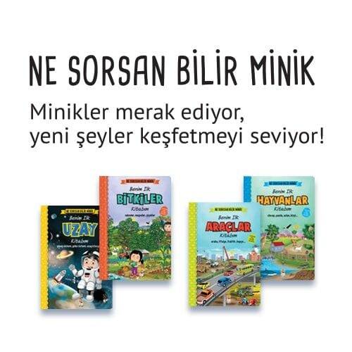 Araştırmacı - Meraklı Çocuklara Ne Sorsan Bilir Minik Set (4 Kitap) - 1