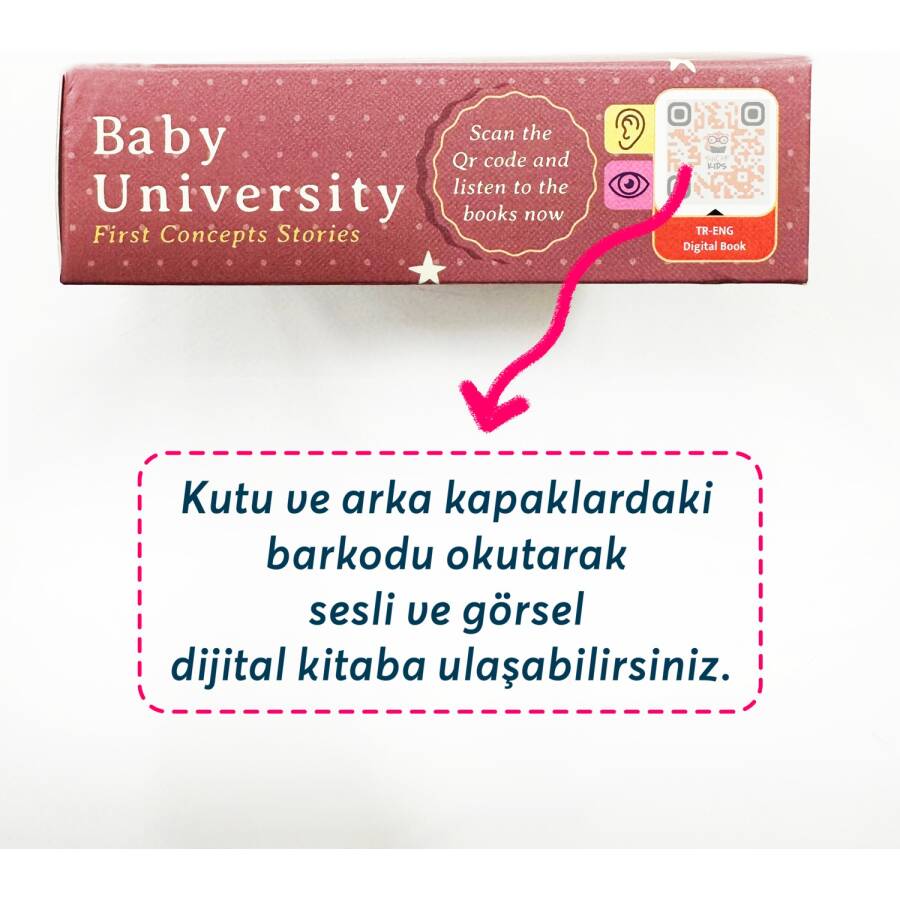Baby University First Concepts Stories (4 Book) - 2