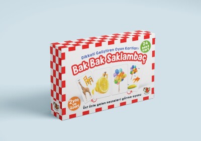 Bak Bak Saklambaç (2-3 Yaş Dikkat Geliştirme Oyun Kartları) - Uçan Kitap