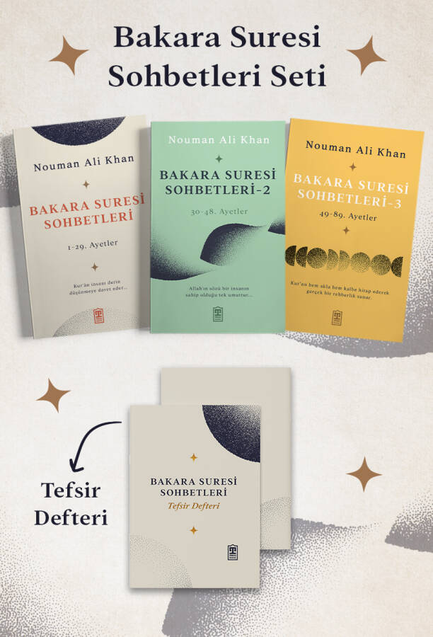 Bakara Suresi Sohbetleri Seti (Defter Hediyeli) - 1