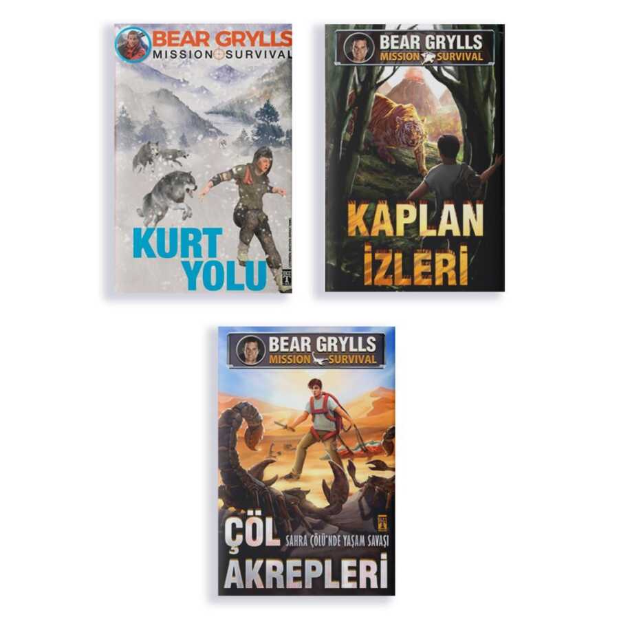 Bear Grylls Serisi Seti (3 Kitap)