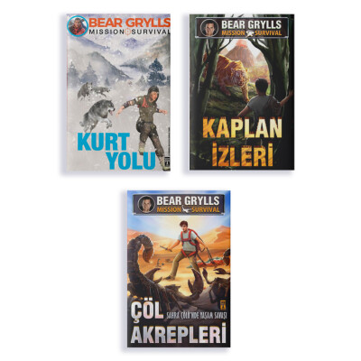 Bear Grylls Serisi Seti (3 Kitap) - Genç Timaş