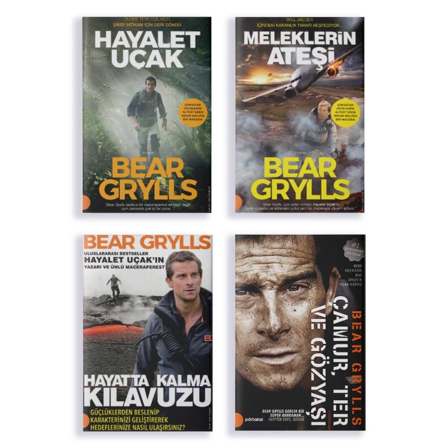 Bear Grylls Seti (4 Kitap)( Portakal) - 1