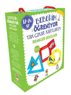 Bebeğim Öğreniyor Tak - Çıkar Kartlarım (12-24 Ay) - Sincap Kitap
