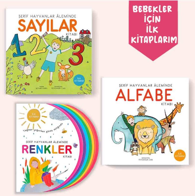 Bebekler İçin İlk Kitabım Seti (3 Kitap) - 1