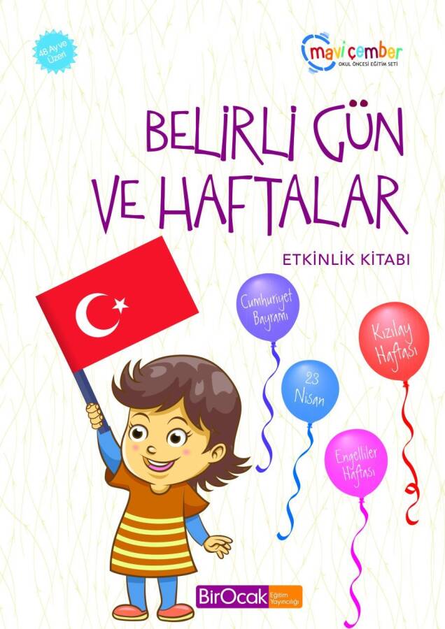 Belirli Gün ve Haftalar Etkinlik Kitabı - Mavi Çember (48 Ay ve Üzeri) - 1