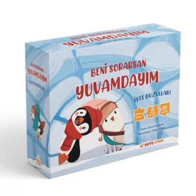 Beni Sorarsan Yuvamdayım-İşte Buzullar! - Kitap ve Oyun Seti - Bi Kutu Oyun