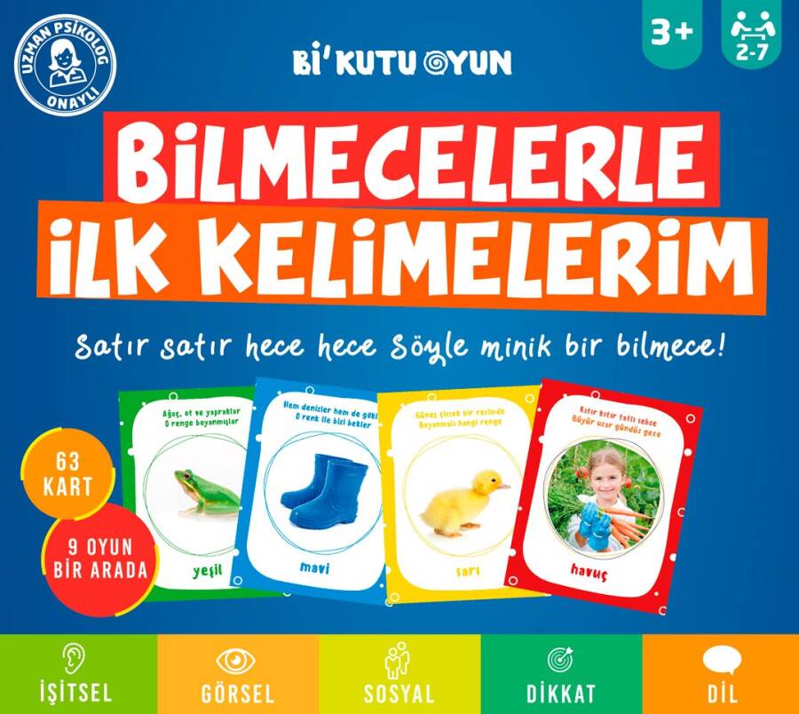 Bilmecelerle İlk Kelimelerim - 1