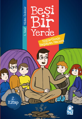Böğürtlenle Başlayan Macera - Beşi Bir Yerde - 4. Sınıf Hikaye Seti - Mavi Kirpi Kitap