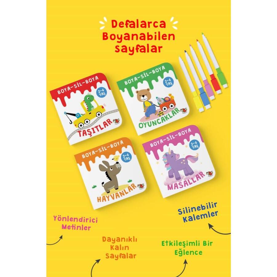 Boya-Sil-Boya (4 Kitap Set) - 2
