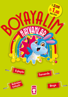 Boyayalım Hayvanlar - Timaş Çocuk