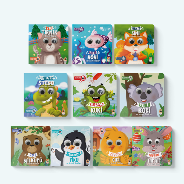 Bu Kocaman Gözler Kimin? (0-6 Yaş) Set 2 (10 Kitap) - Sincap Kitap