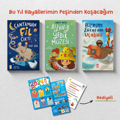 Bu Yıl Hayallerimin Peşinden Koşacağım (3 Kitap) - Timaş Çocuk
