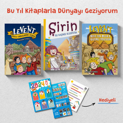Bu Yıl Kitaplarla Dünyayı Geziyorum (3 Kitap) - Timaş Çocuk
