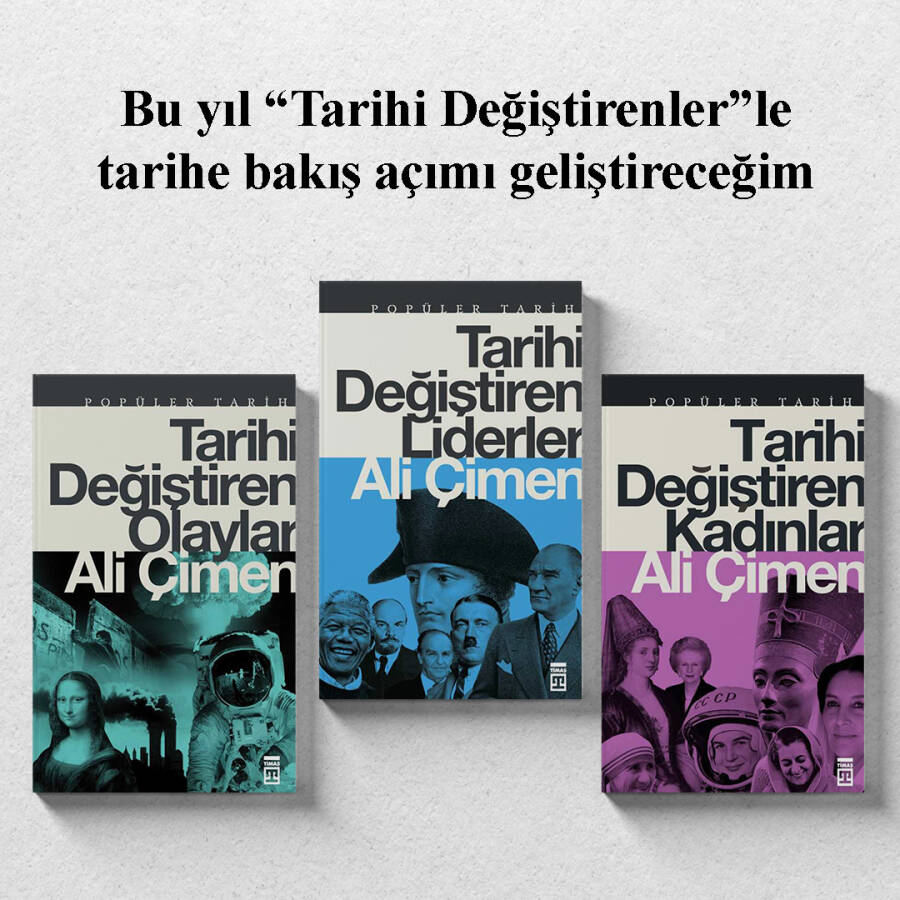 Bu Yıl Tarihi Değiştirenlerle Tarihe Bakış Açımı Geliştireceğim (3 Kitap) - 1