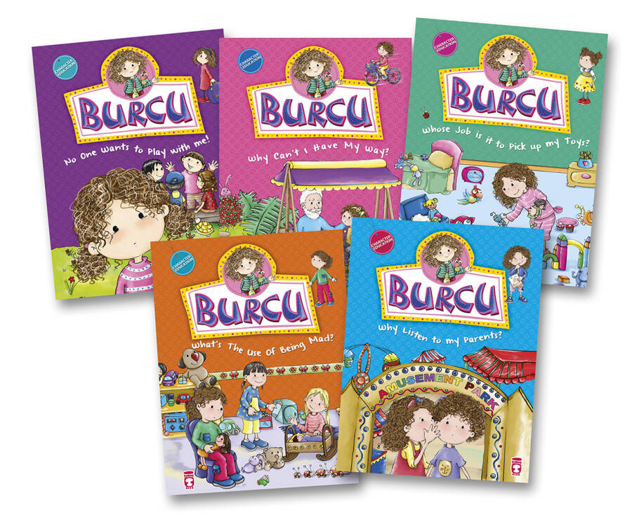 Burcu Set - Burcu Character Education (İngilizce - 5 Kitap) - 1