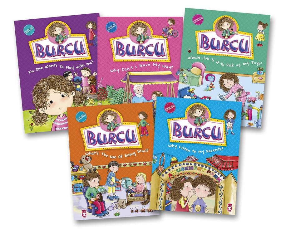 Burcu Set - Burcu Character Education (İngilizce - 5 Kitap) - 1