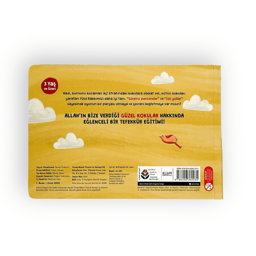 Burnunu Kocaman Aç - Duyularla Rabbimi Tanıyorum 2 (Pencereli Kitap) - 2