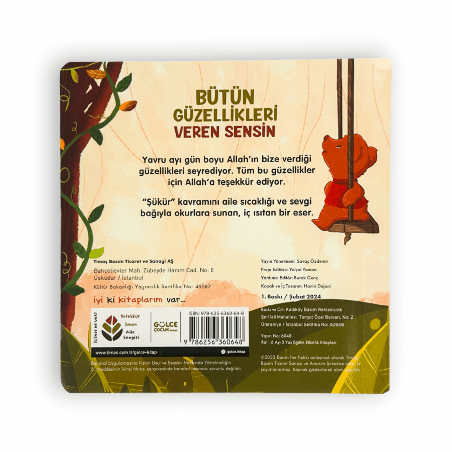 Bütün Güzellikleri Veren Sensin - İlk Dini Kavramlarım (Şükür) - 2