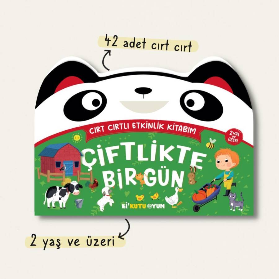 Cırt Cırtlı Etkinlik Kitabım – Çiftlikte Bir Gün (2+ Yaş) - 1