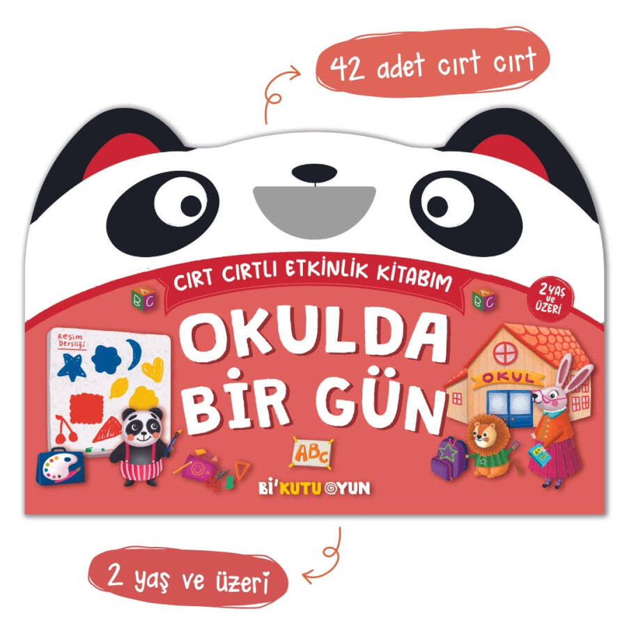 Cırt Cırtlı Etkinlik Kitabım – Okulda Bir Gün (2+ Yaş) - 1