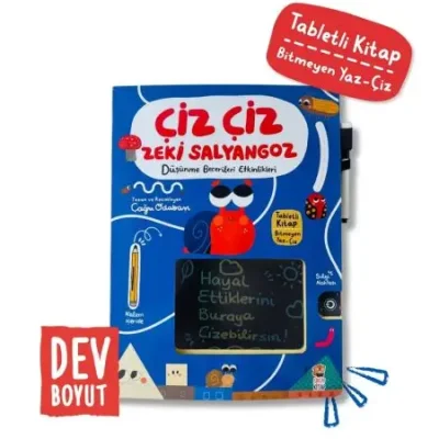Çiz Çiz Zeki Salyangoz - Sincap Kitap