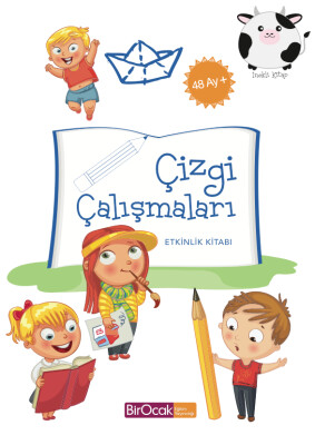 Çizgi Çalışmaları Etkinlik Kitabı (48 Ay) - Bir Ocak Eğitim Yayıncılığı