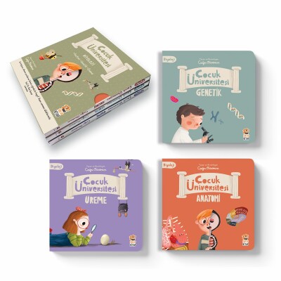 Çocuk Üniversitesi Biyoloji Set (3 Kitap) - Sincap Kitap