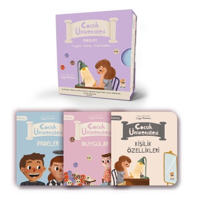 Çocuk Üniversitesi Psikoloji Set (3 Kitap) - Sincap Kitap