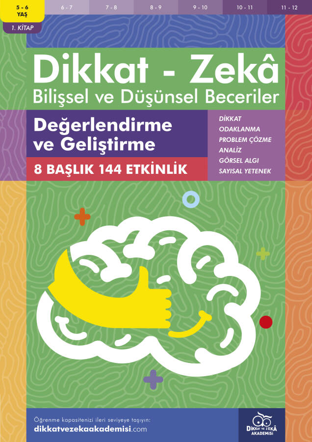 Değerlendirme ve Geliştirme (5 - 6 Yaş) - Dikkat Zeka - 1