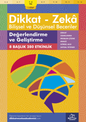 Değerlendirme ve Geliştirme (7 - 8 Yaş) - Dikkat Zeka - Dikkat ve Zeka Akademisi